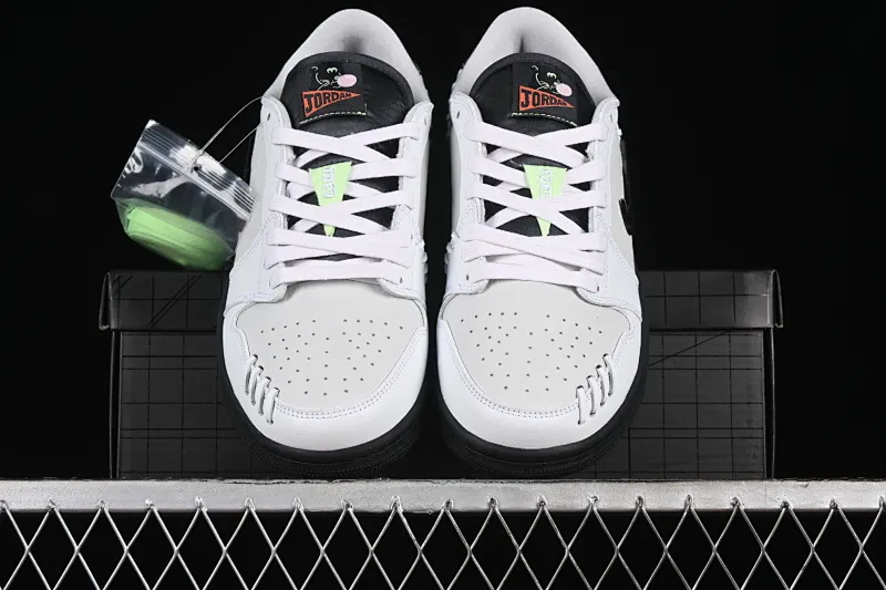 All categories Air Jordan Jordan series basketball shoes Air Jordan 1 Low Air Jordan 1 Low "Method of Make" AJ1 Joe 1 metallic gray low-top cultural and leisure sports sneakers HM3689-001